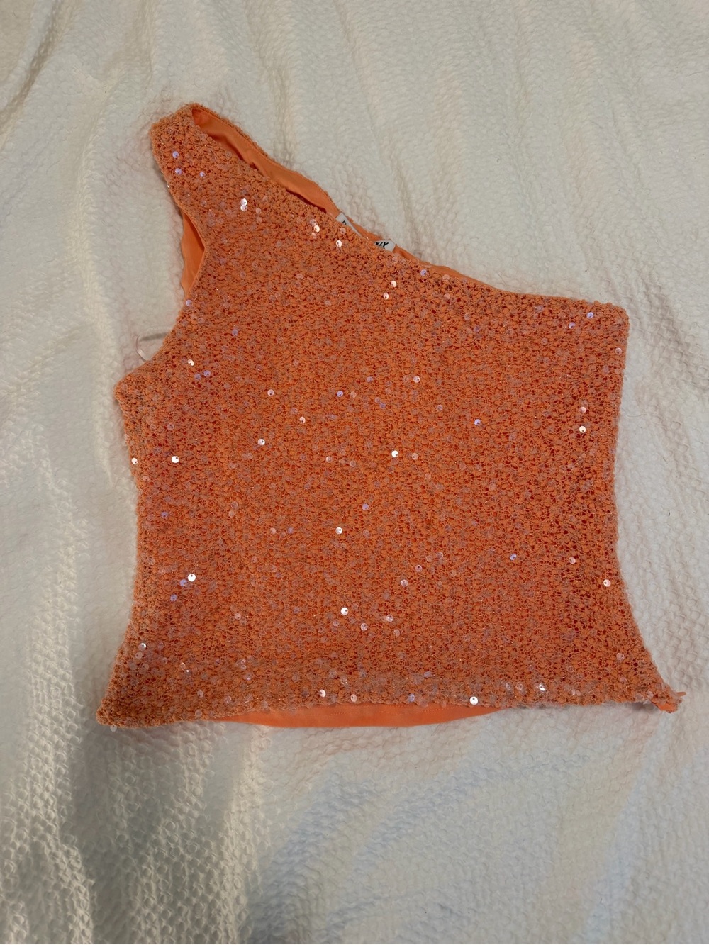 Princess Polly Zaraya Sequin One Shoulder Top - Picture 2 of 3